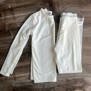 Rocky Kids White Long Sleeve shirt and pants set of thermal size M